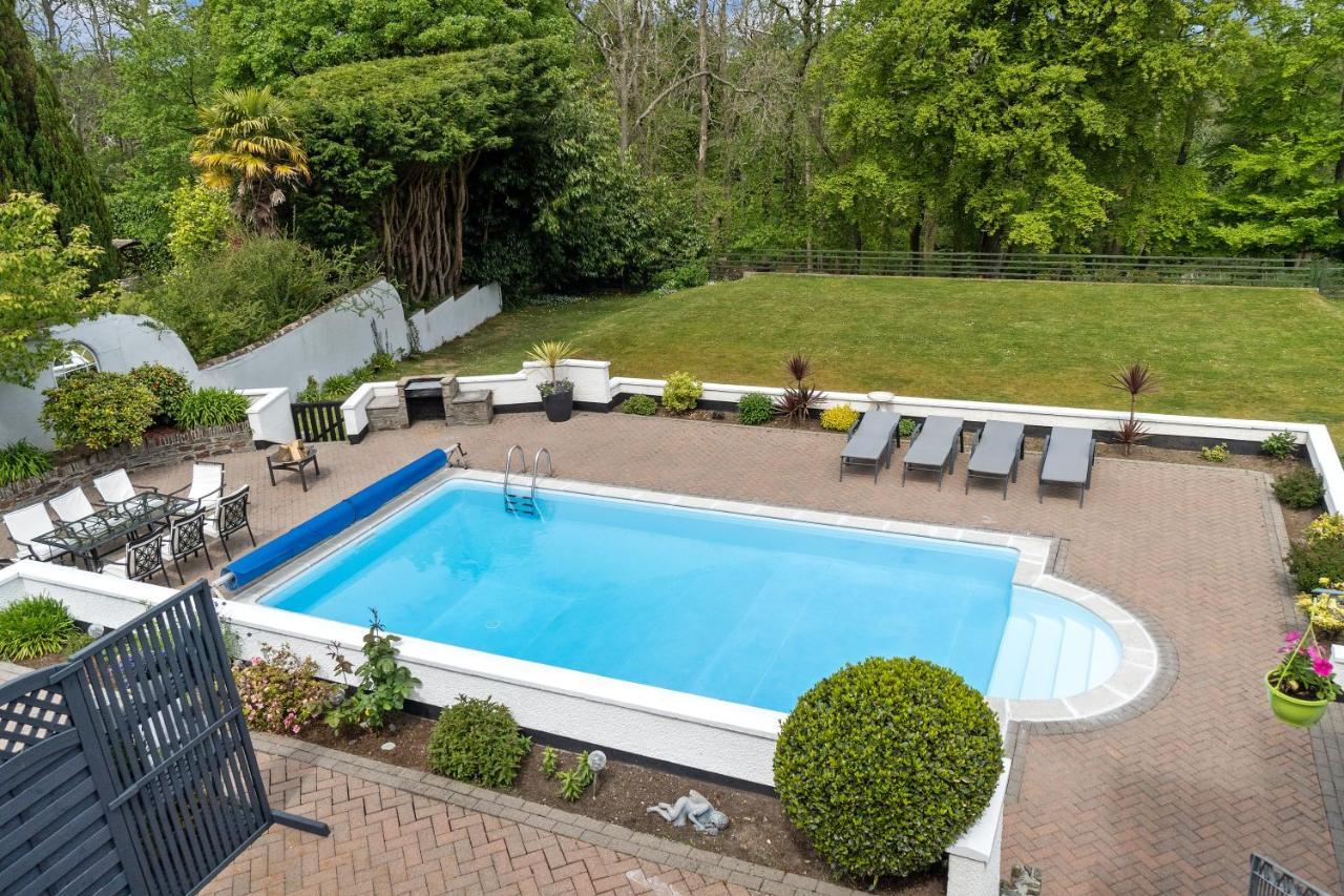 White Cottage Stunning Contemporary 2 Bedroom 2 Ensuite Annex With Hot Tub Plymouth Bagian luar foto