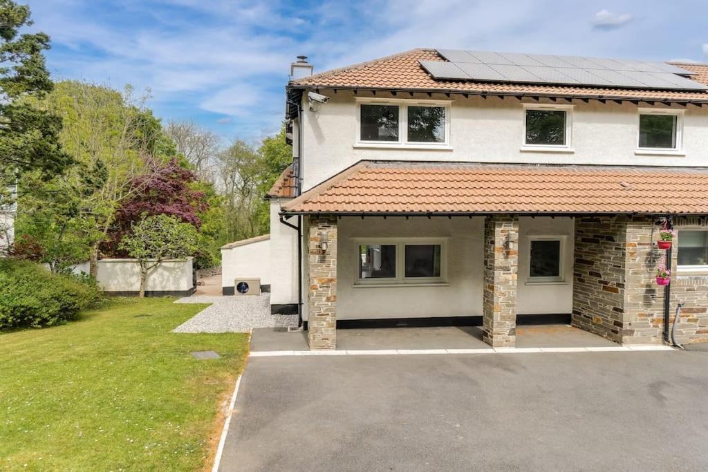White Cottage Stunning Contemporary 2 Bedroom 2 Ensuite Annex With Hot Tub Plymouth Bagian luar foto